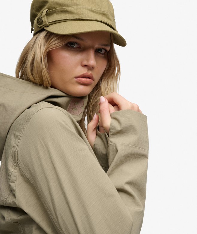 Bench Hooded Funnel Neck Ripstop Jacket