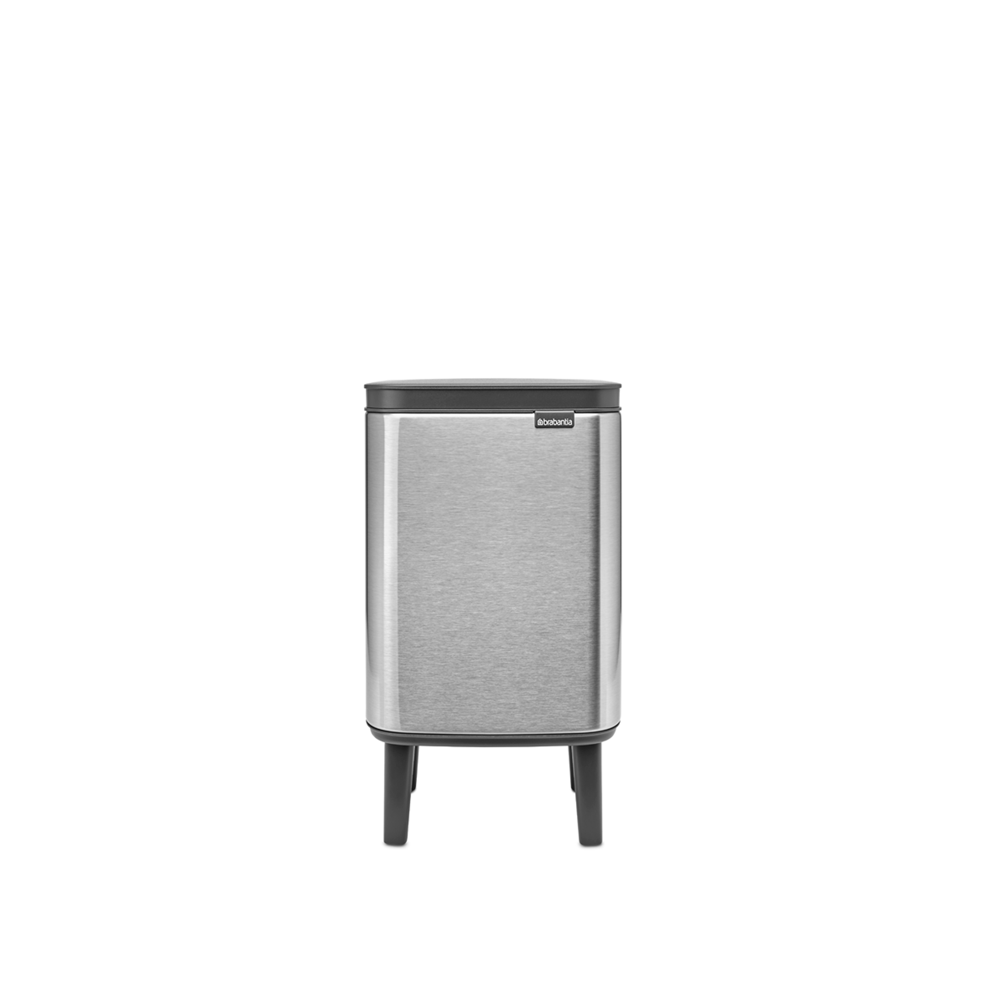 Brabantia Bo Hi afvalemmer, 4L - Matt Steel Fingerprint Proof
