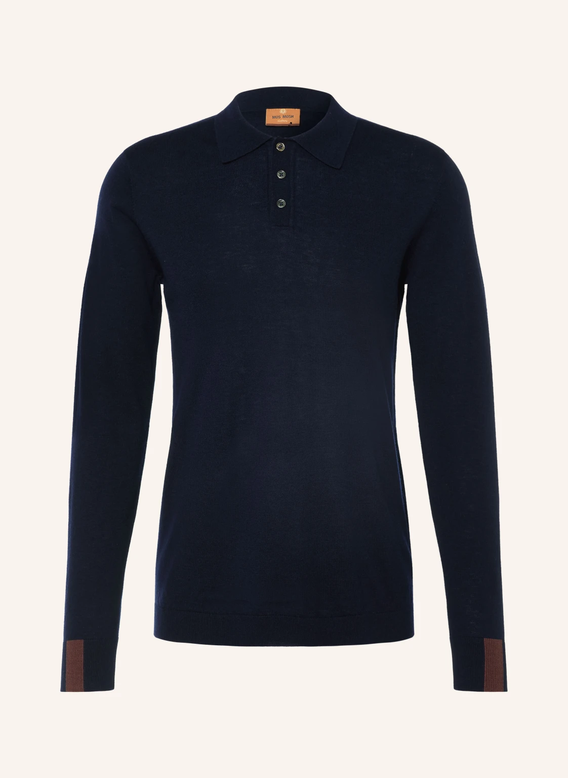 MOS MOSH Gallery Strick-Poloshirt MMGADAM