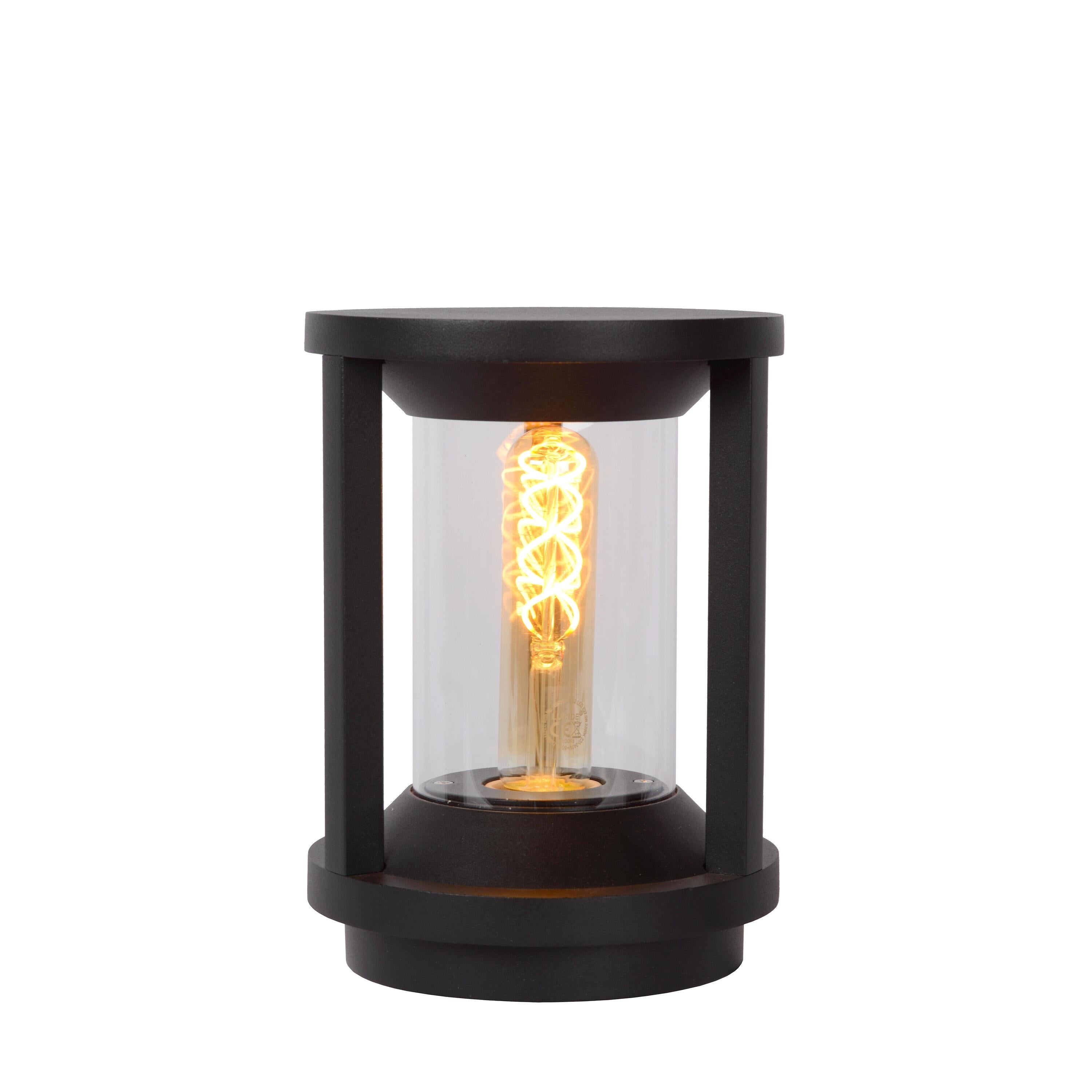 Cadix sokkellamp buiten IP65 small zwart