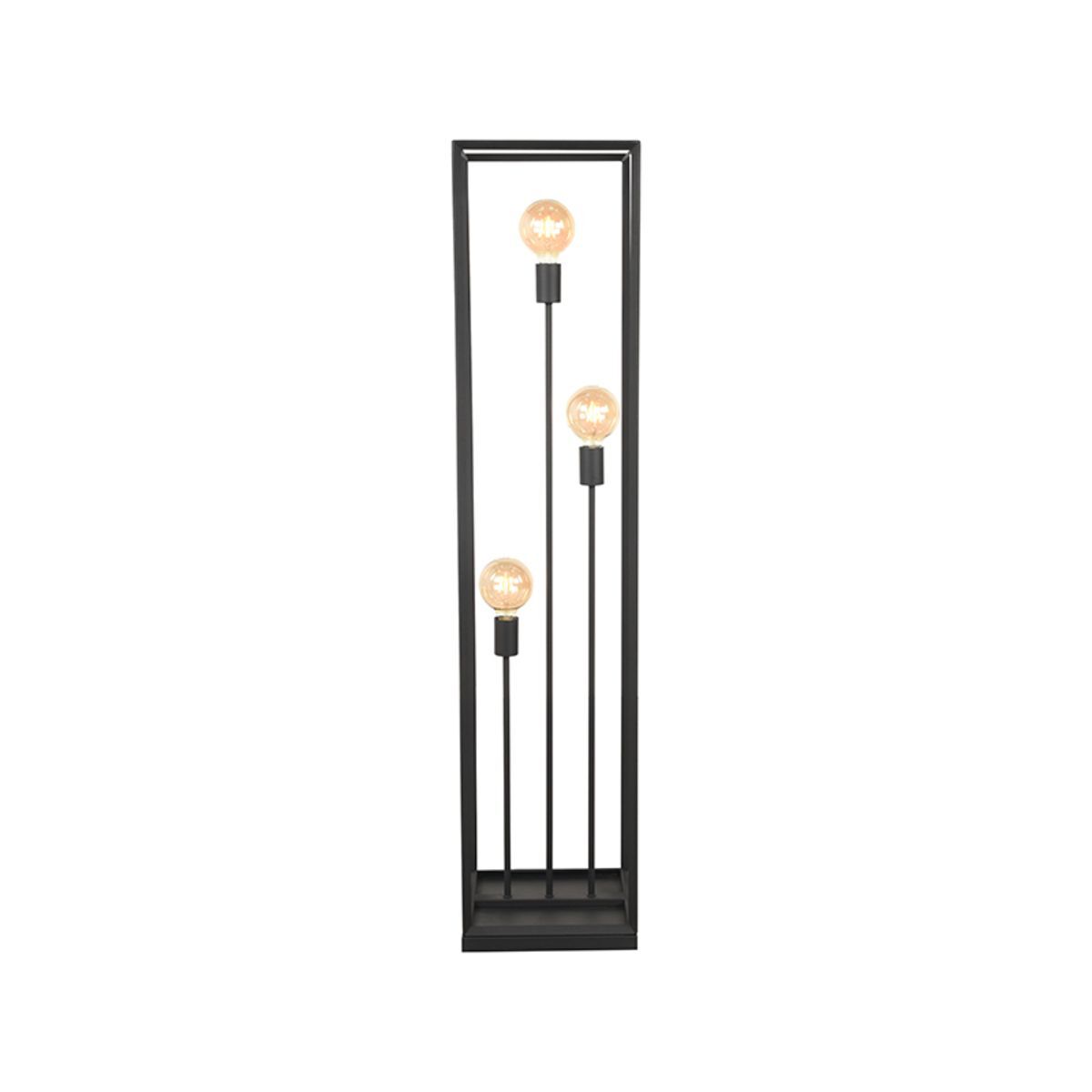 LABEL51 Vloerlamp Tetto - Zwart Metaal - 30x30x135cm