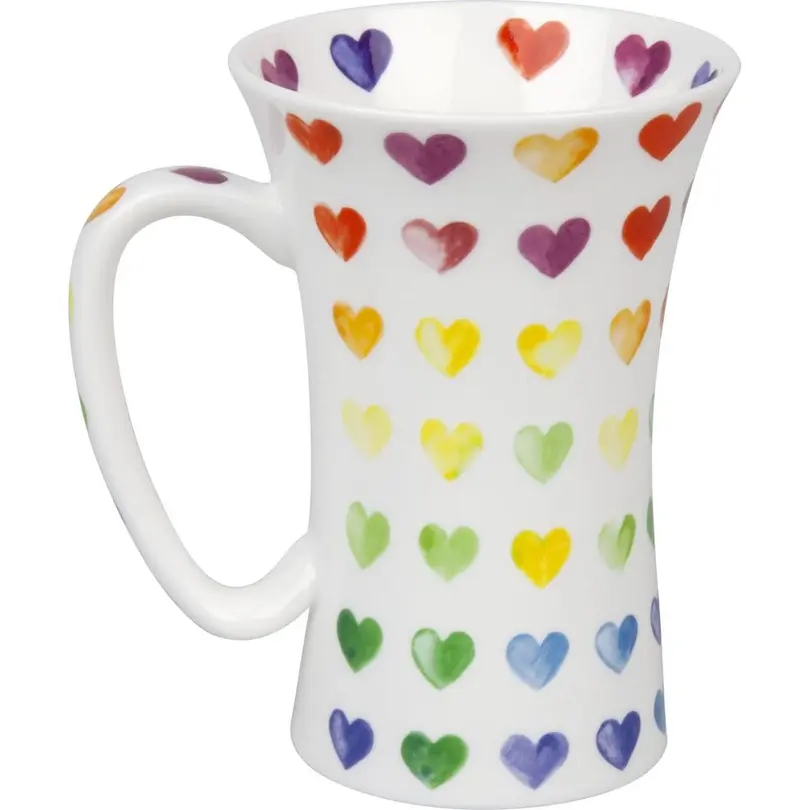 Tasse Colourful cast hearts