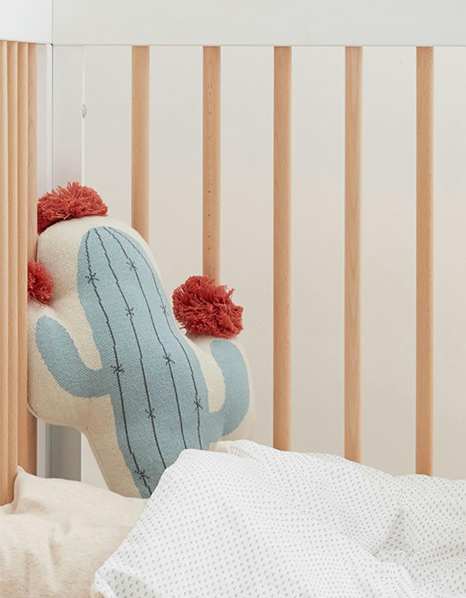 - Coussin Jacquard BIO Moris & Sacha