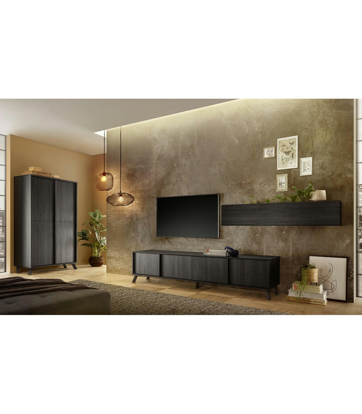 CITY - Buffet 4 portes  - H174 cm