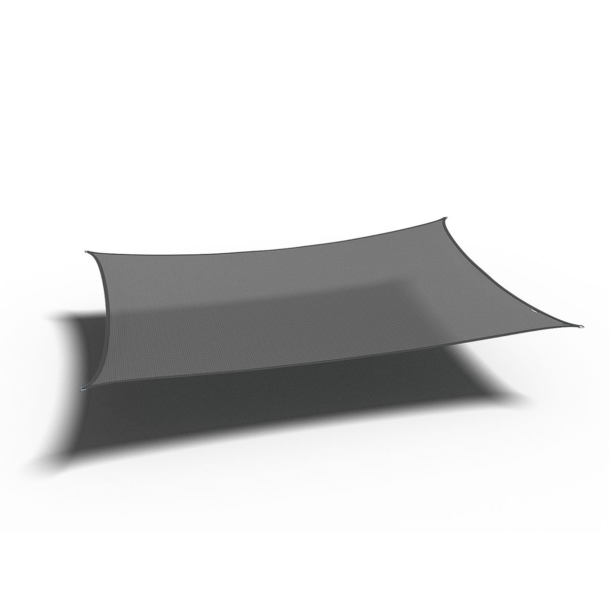 Platinum schaduwdoek Coolfit antraciet rechthoek - 300 x 400 cm