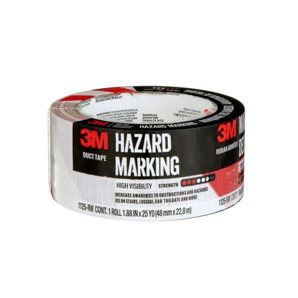 3M Hazard Marking Duct Tape, 48-mm x 22.8-m