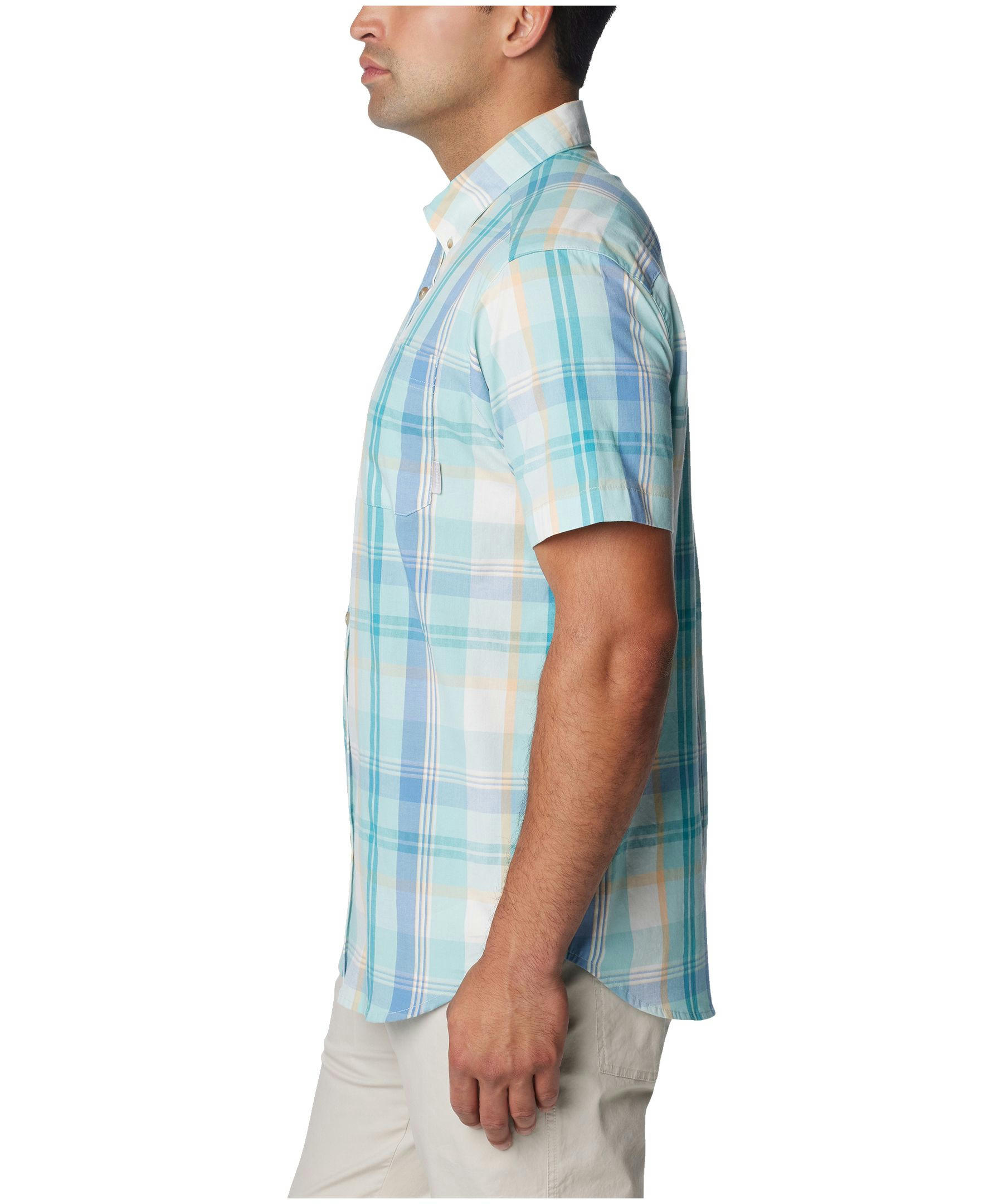 Columbia Men's Rapid Rivers Short Sleeve Plaid Shirt