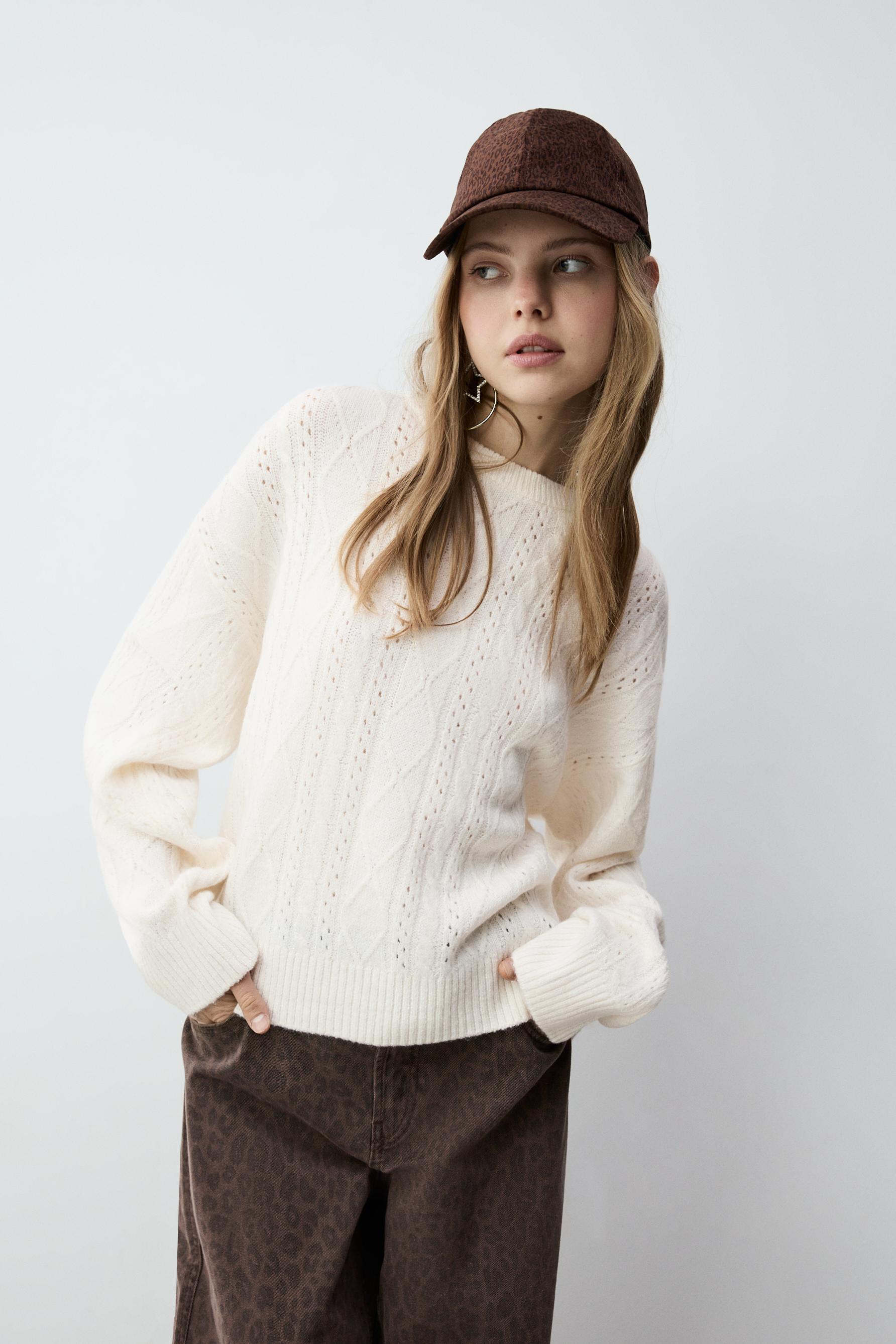 Jersey punto trenza