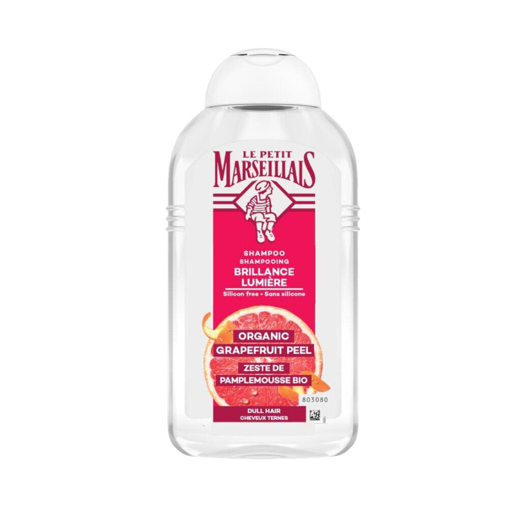 Shampoing cheveux ternes Le Petit Marseillais zeste de pamplemousse bio 250ml