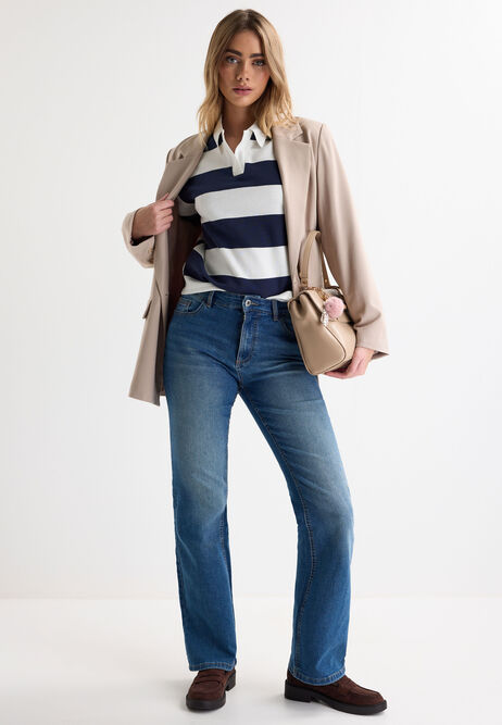 Womens Blue Alexa Bootcut Jeans