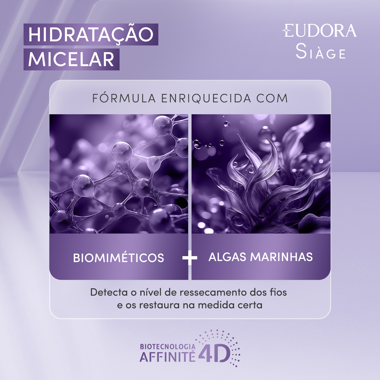 Máscara Capilar Siàge Hidratação Micelar 250g