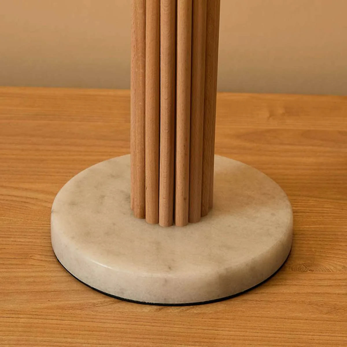 Eve White Marble Base Table Lamp