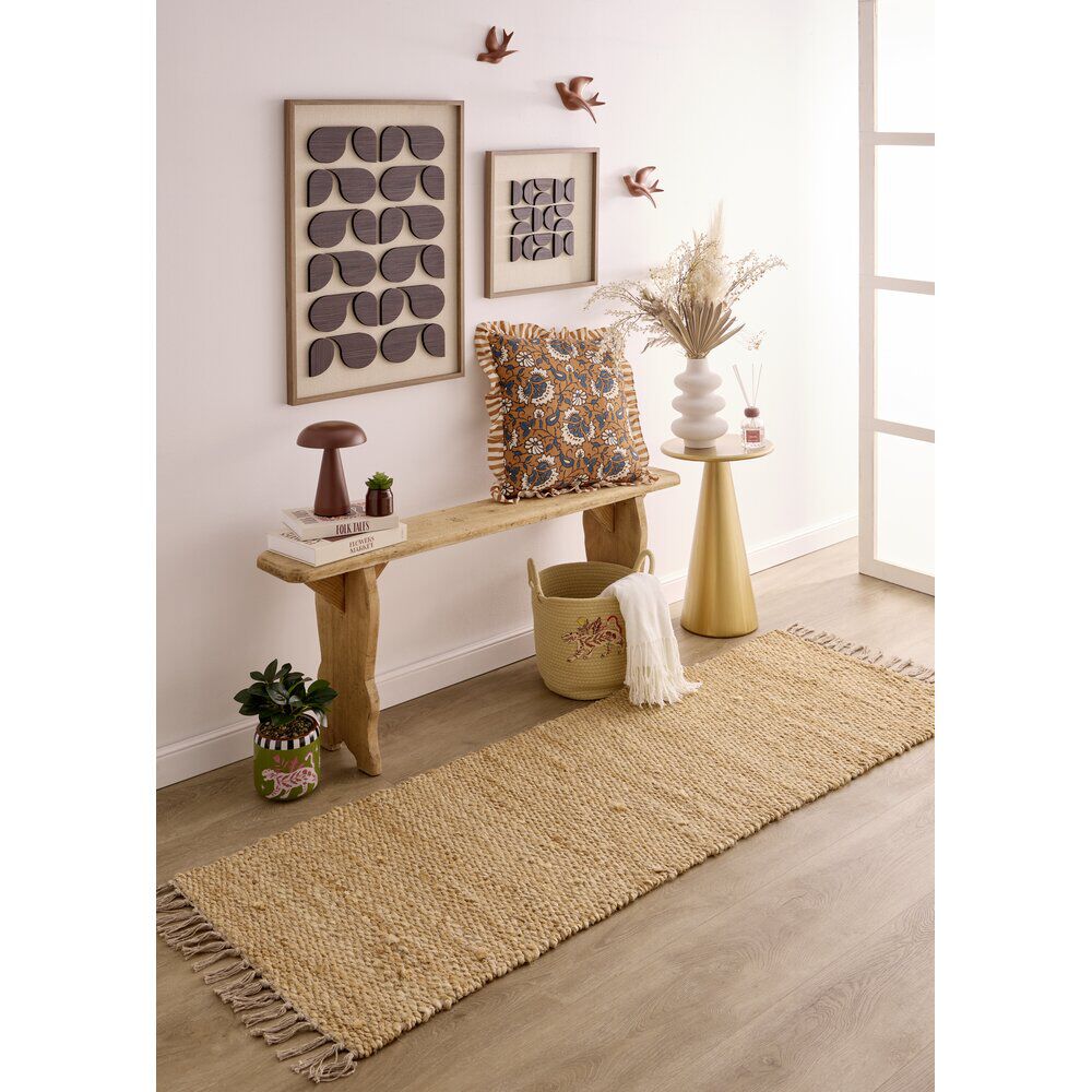 Décoration murale hirondelle x3 tailles en céramique marron