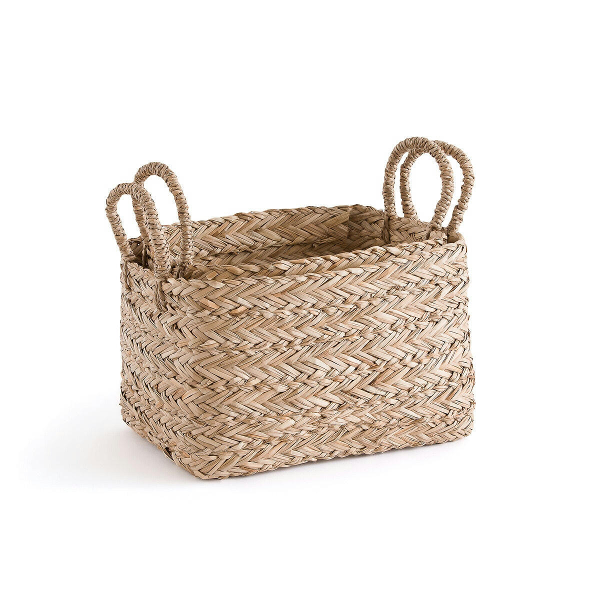 Lot de 2 paniers en herbier tressé, Erbi