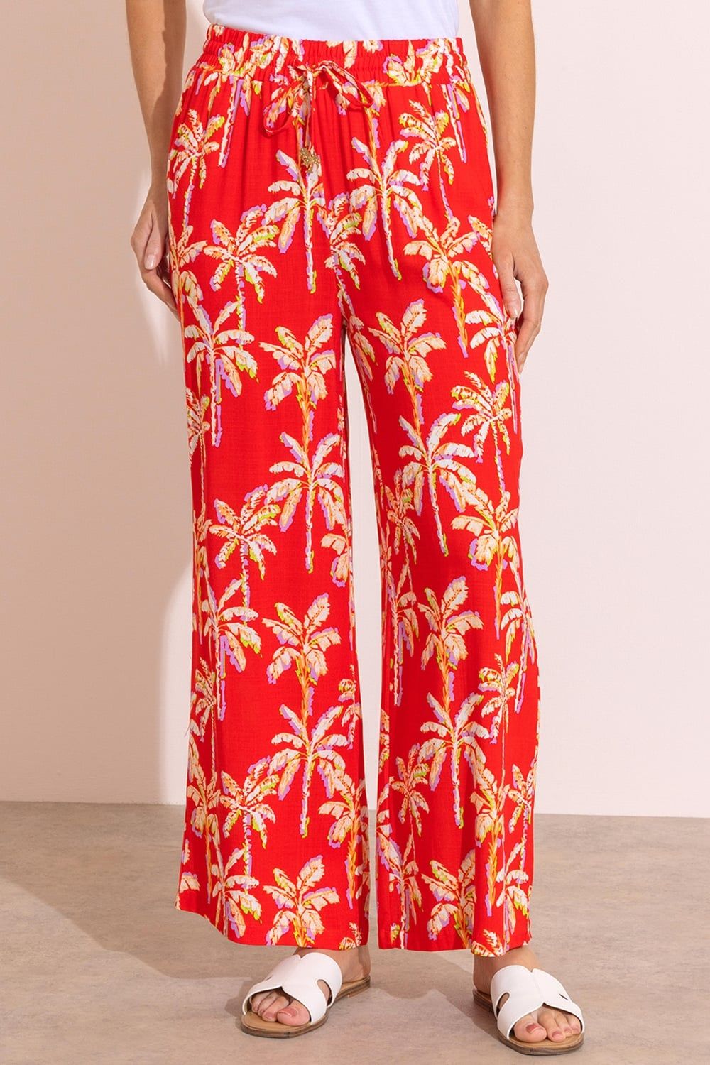 Klass. Printed Wide Leg Trousers