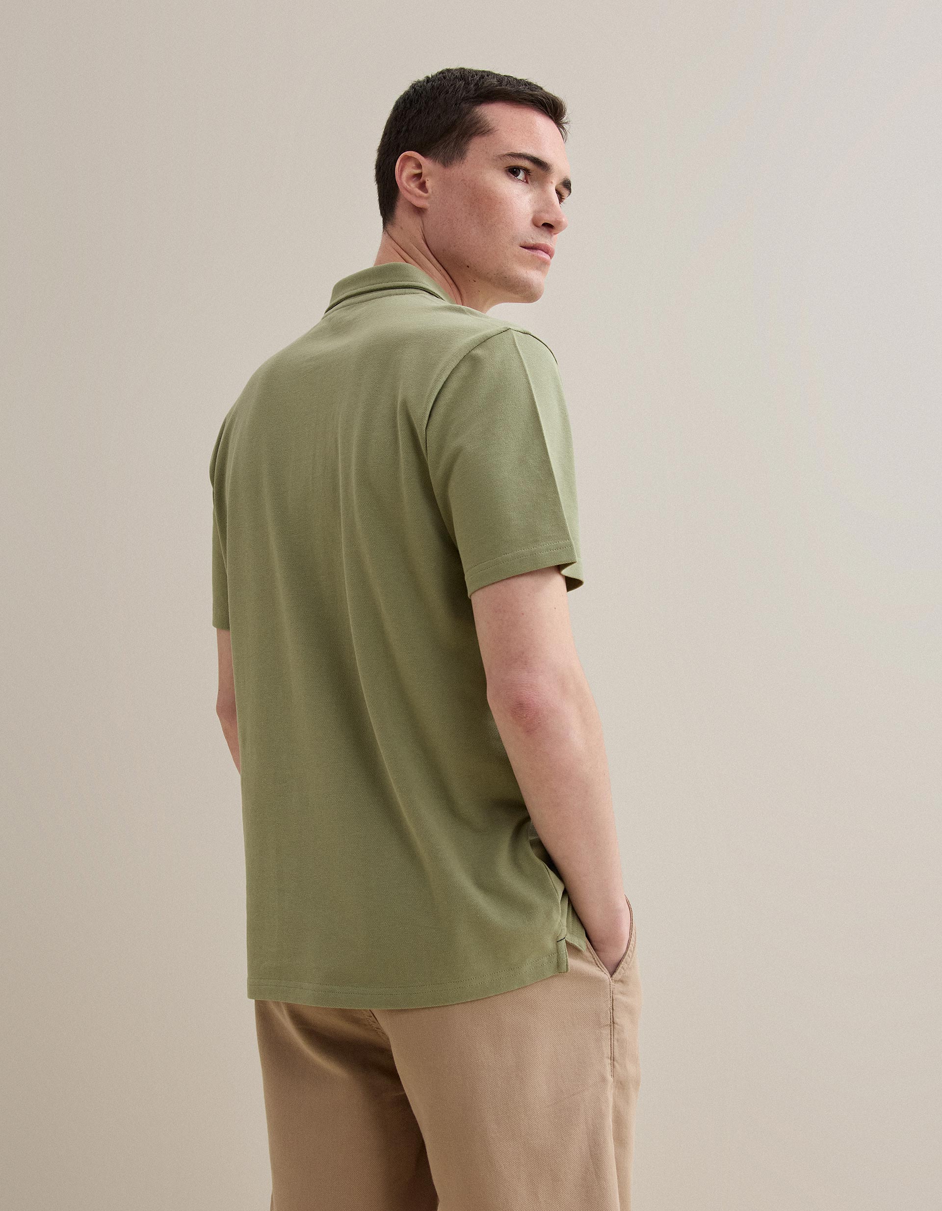 Polo Piquet, Homem, Verde
