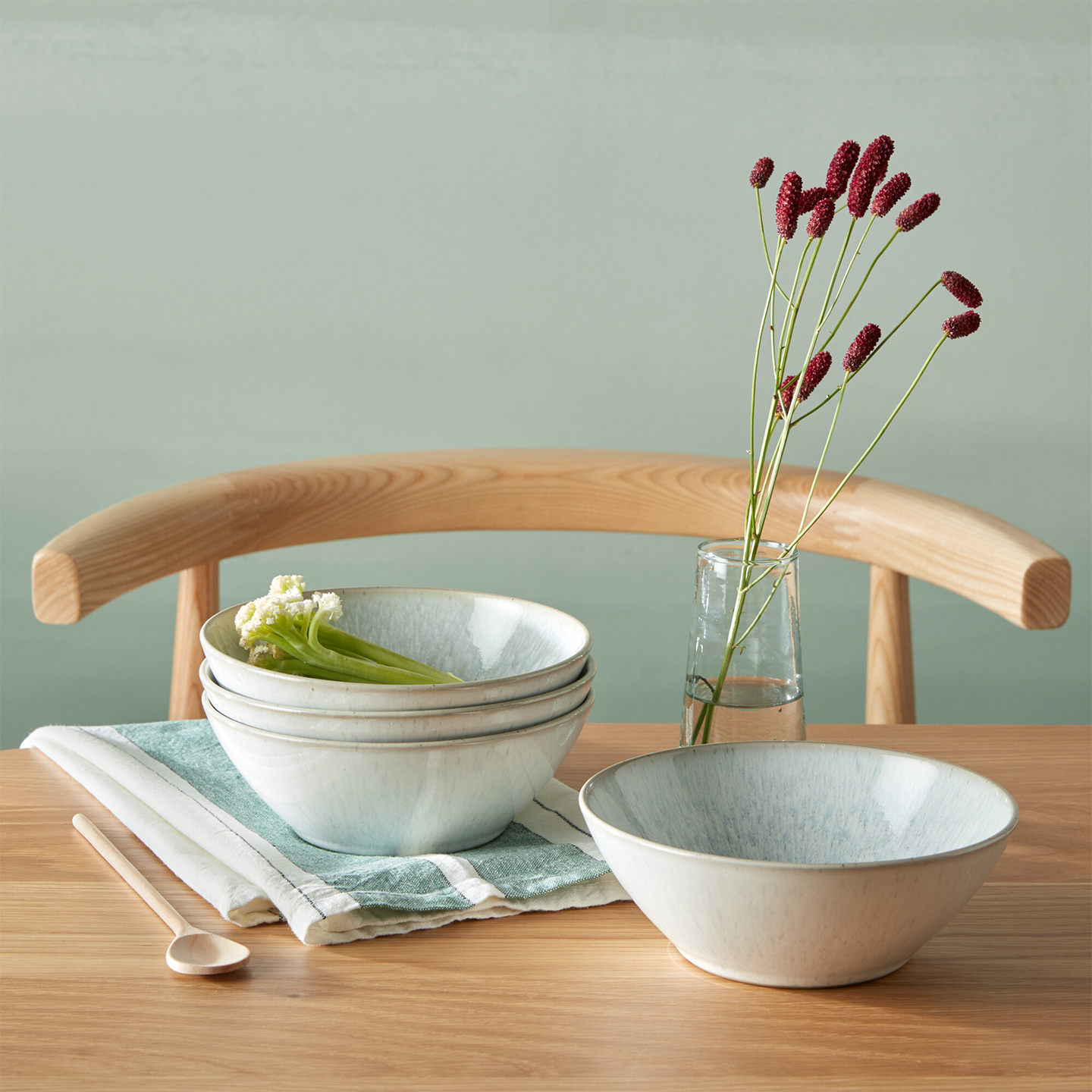 Kiln Green 12 Piece Dinner Set