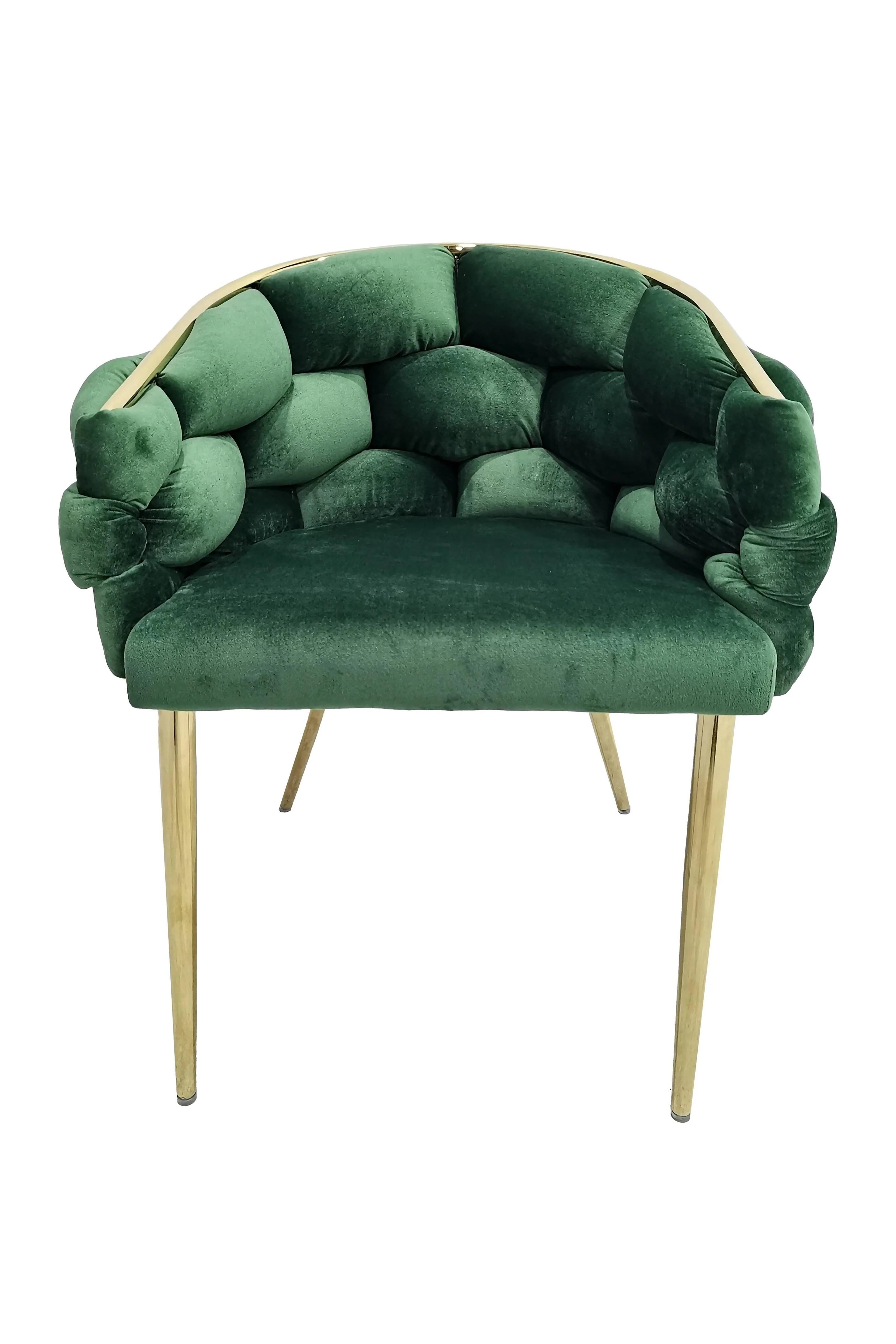 Set van 2 eetkamerstoelen Grace velvet