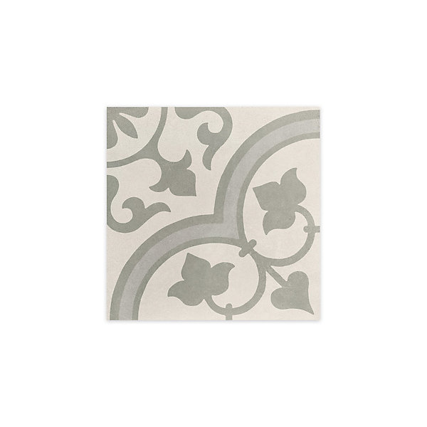 Carrelage effet Carreau ciment Lurelia Gris 22,3x22,3x0,9 cm Torilys - Sol et mur intérieur (vendu par carton de 0,65 m²) - RO'MA