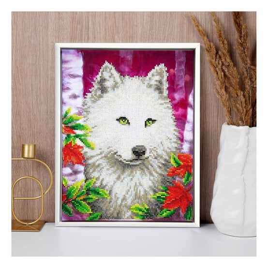 Diamond Dotz White Wolf Kit 27cm x 35cm