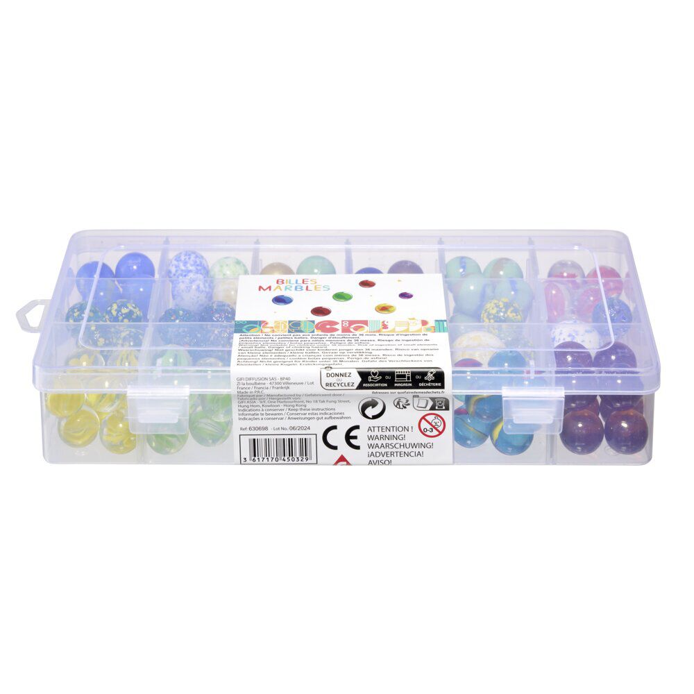 Coffret 124 billes
