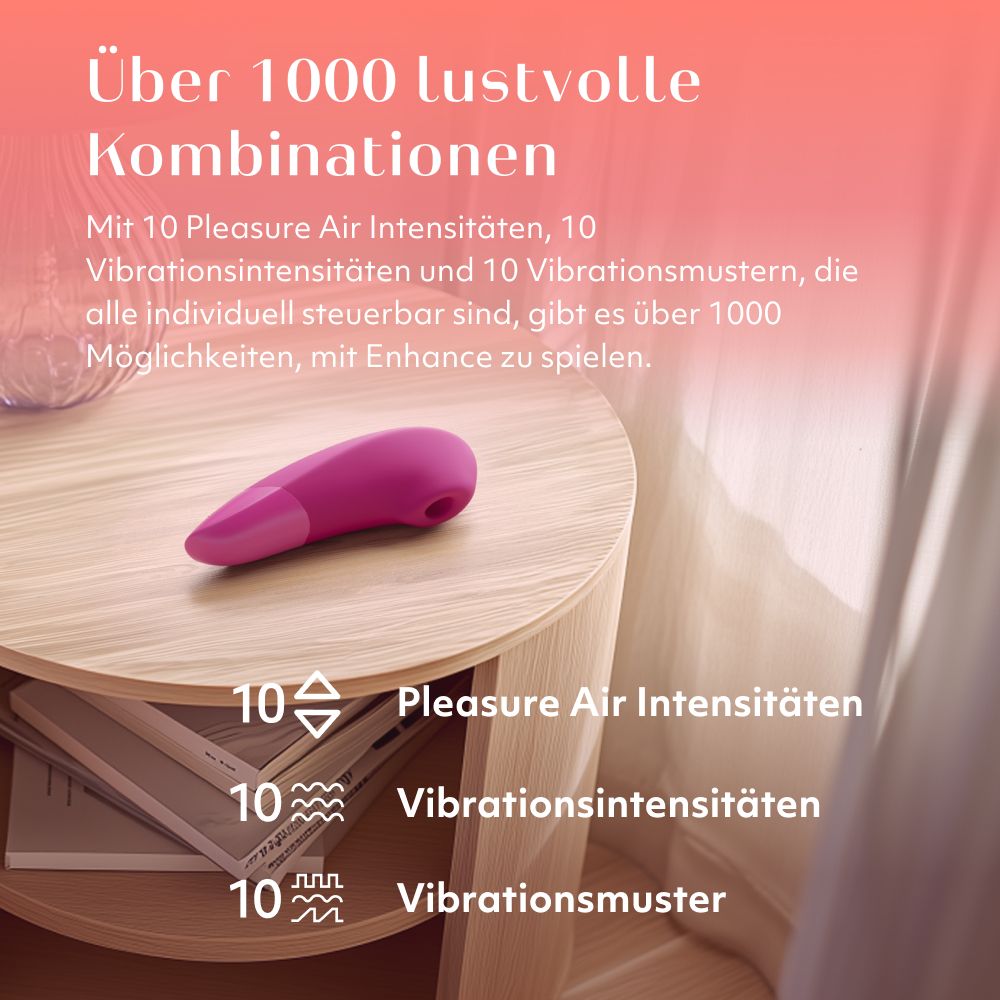 Enhance - 2-in-1-Klitoralstimulator mit Pleasure Air & Vibrationen