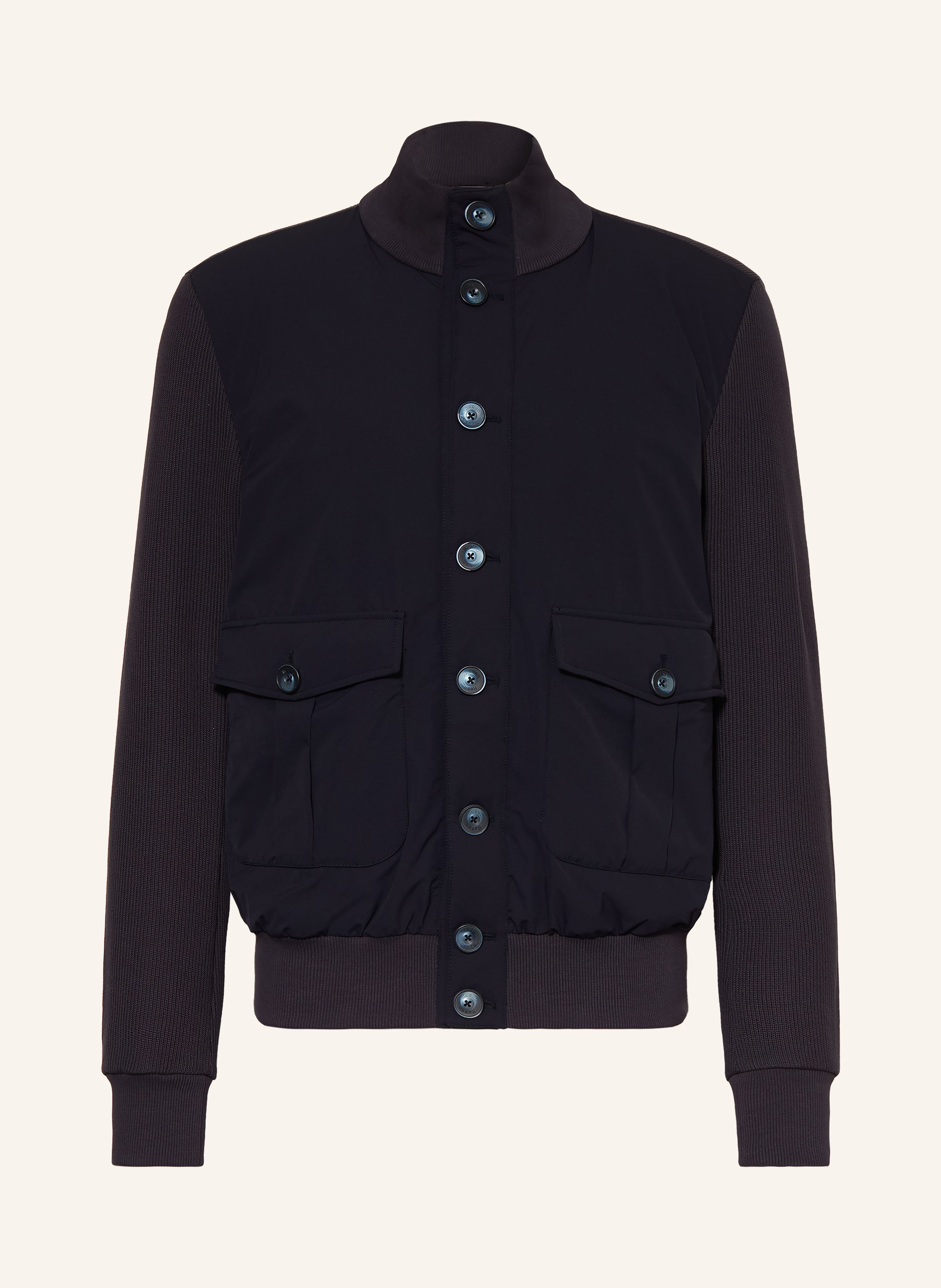 HERNO Blouson im Materialmix