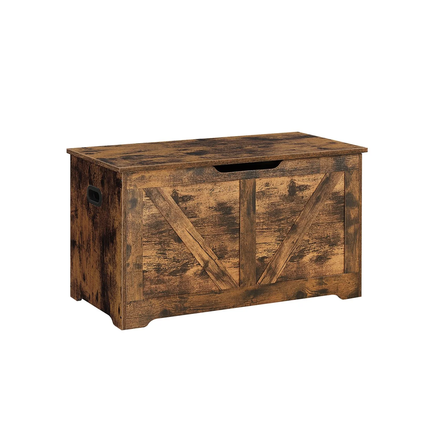 Coffre de rangement avec 2 charnières de sécurité