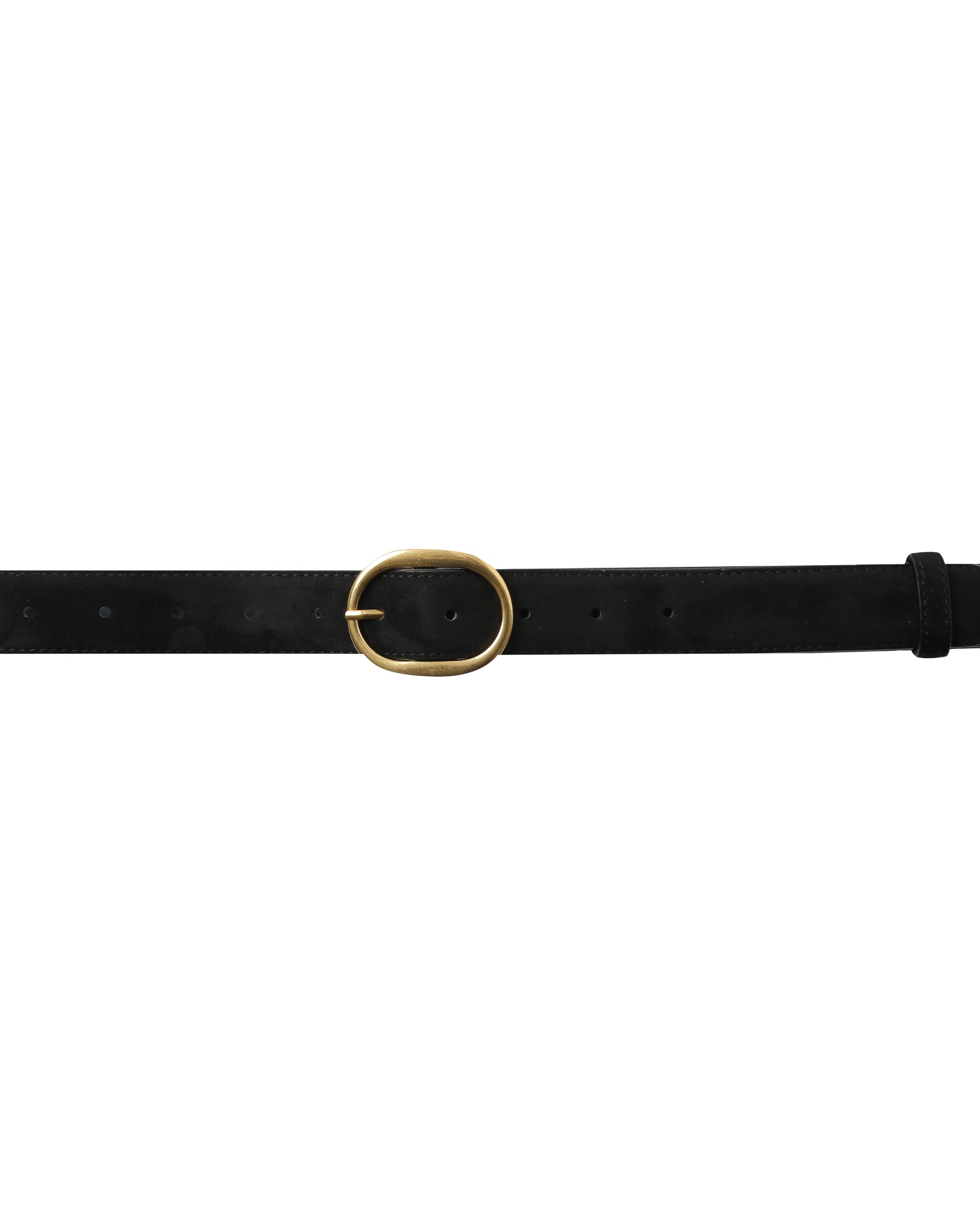 Ceinture en suedine noir Stallone