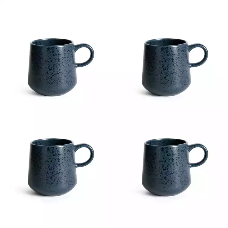 Habitat Addison Set of 4 Mugs - Blue