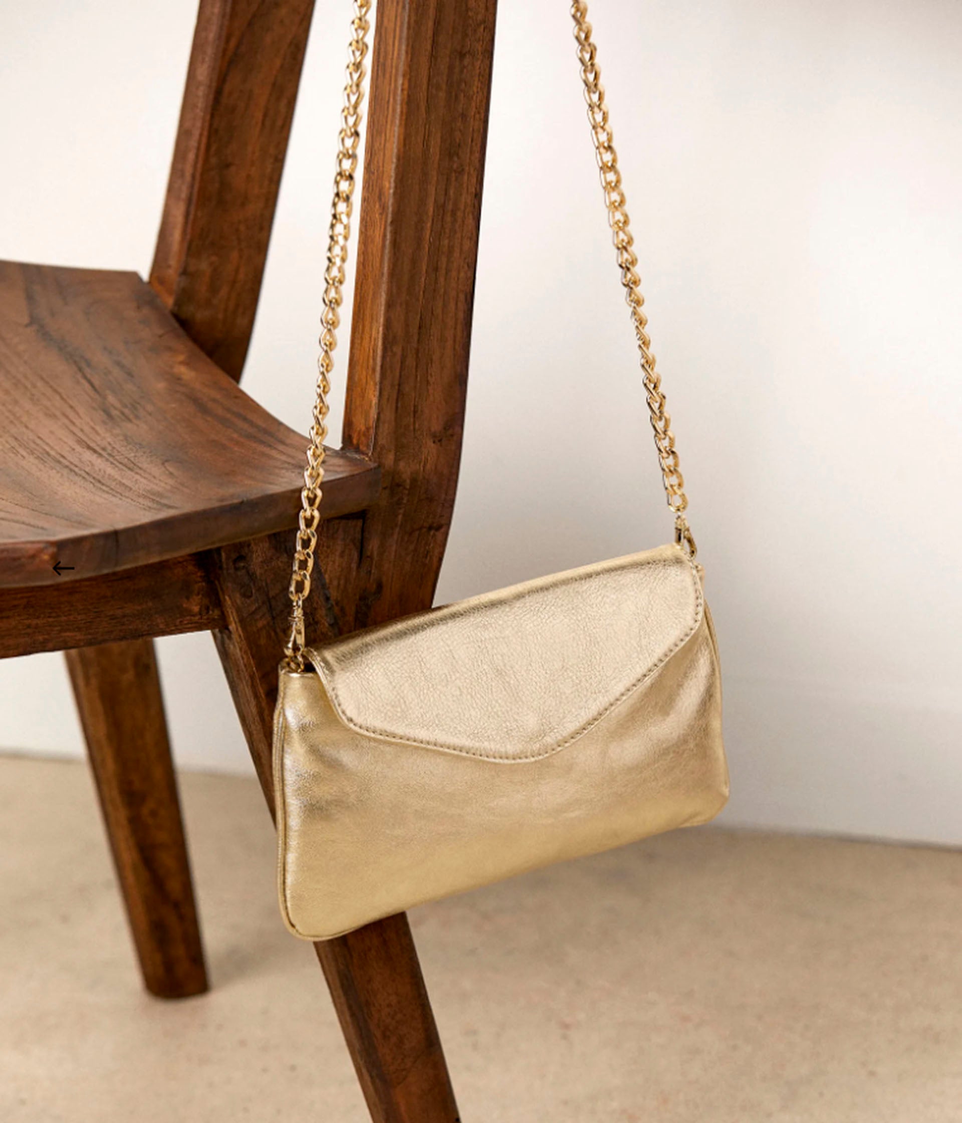 Sac cuir doré Martine