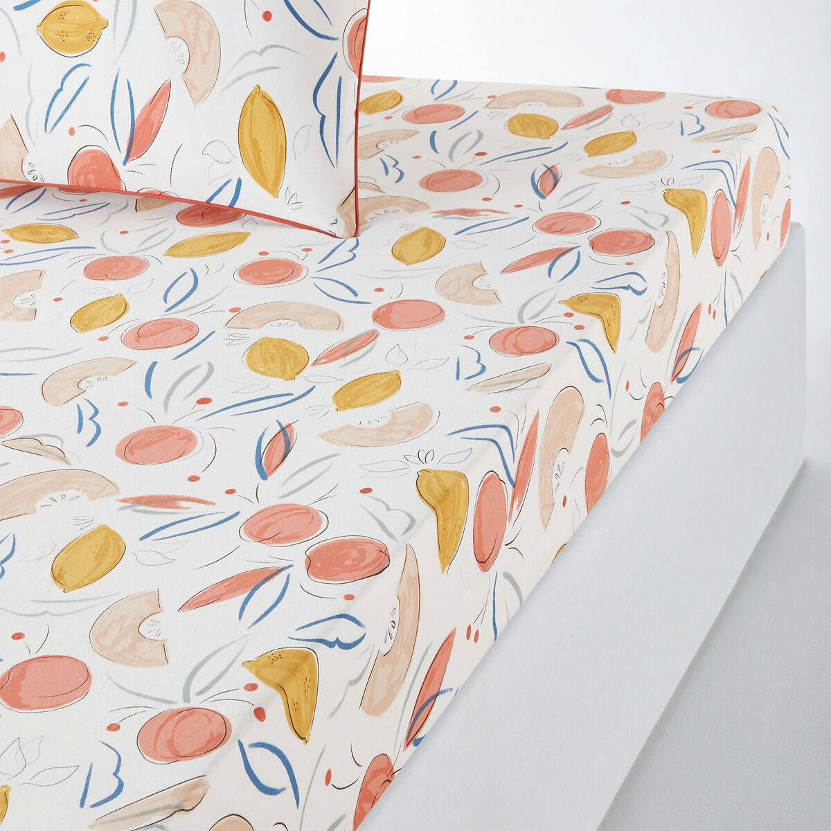 Drap housse coton bonnet 30 cm, Dessia