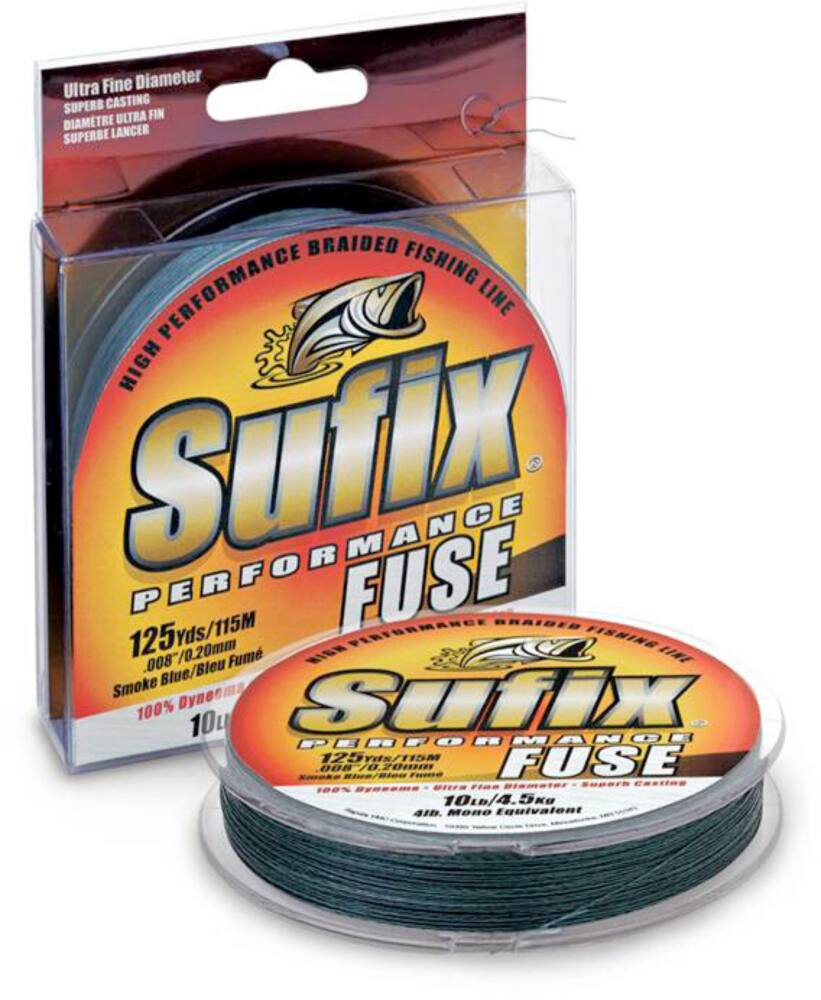 Sufix Performance Fuse Braided Fishing Line, Blue