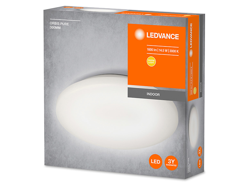 Plafon Orbis LED aluminiowy biały