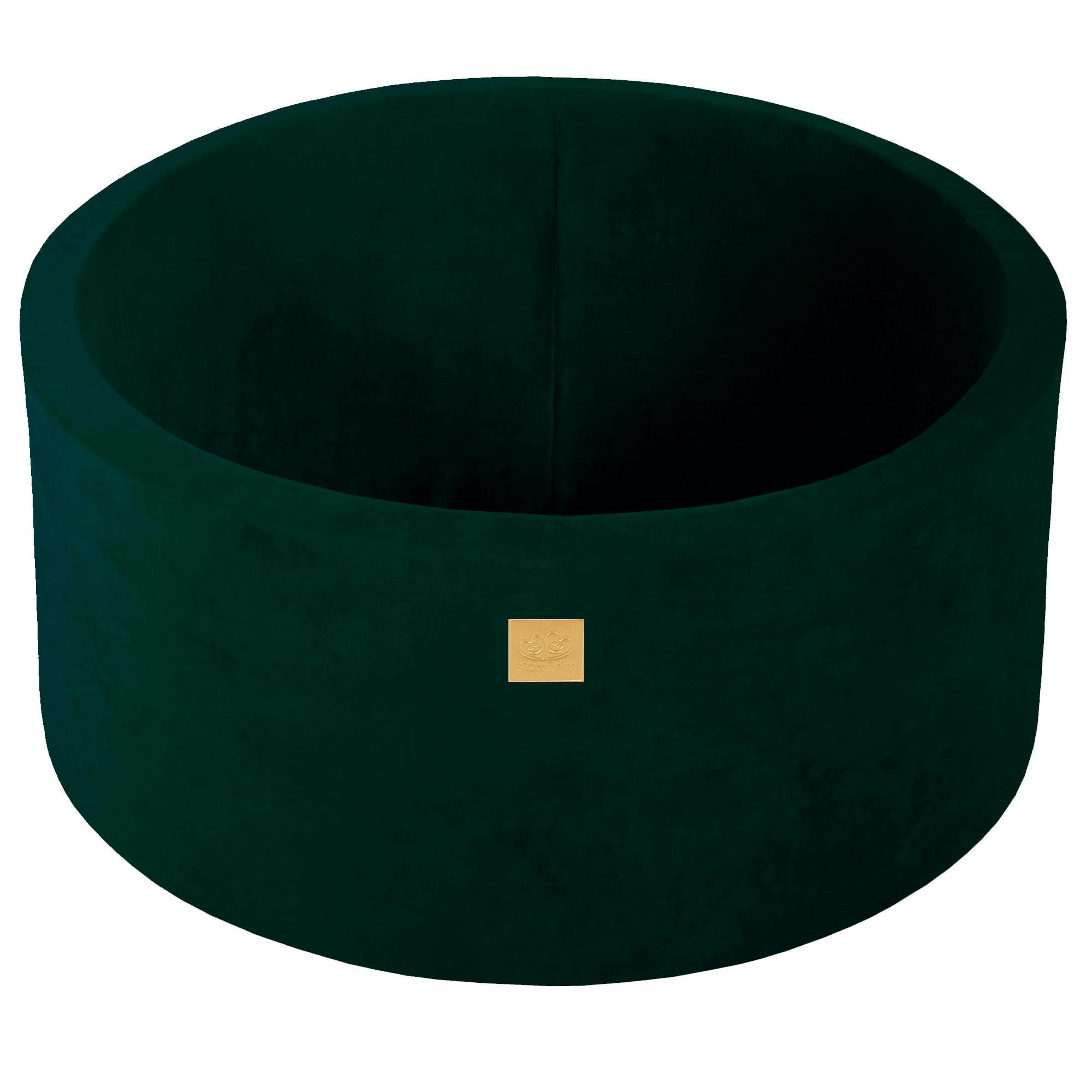 - Piscine sèche ronde pour enfants, sans balles, vert foncé, 90x40cm