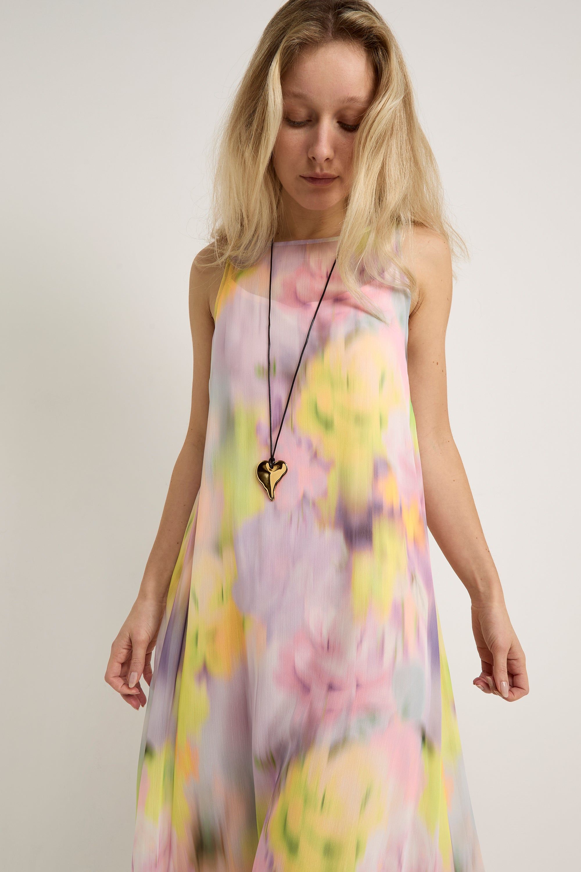 GWD by GEORGE W. DAVIES Cecily Printed Sleeveless Maxi Dress
