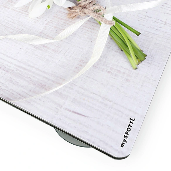Mini-Spritzschutz »Schneeglöckchen«, Aluverbund, Blumen