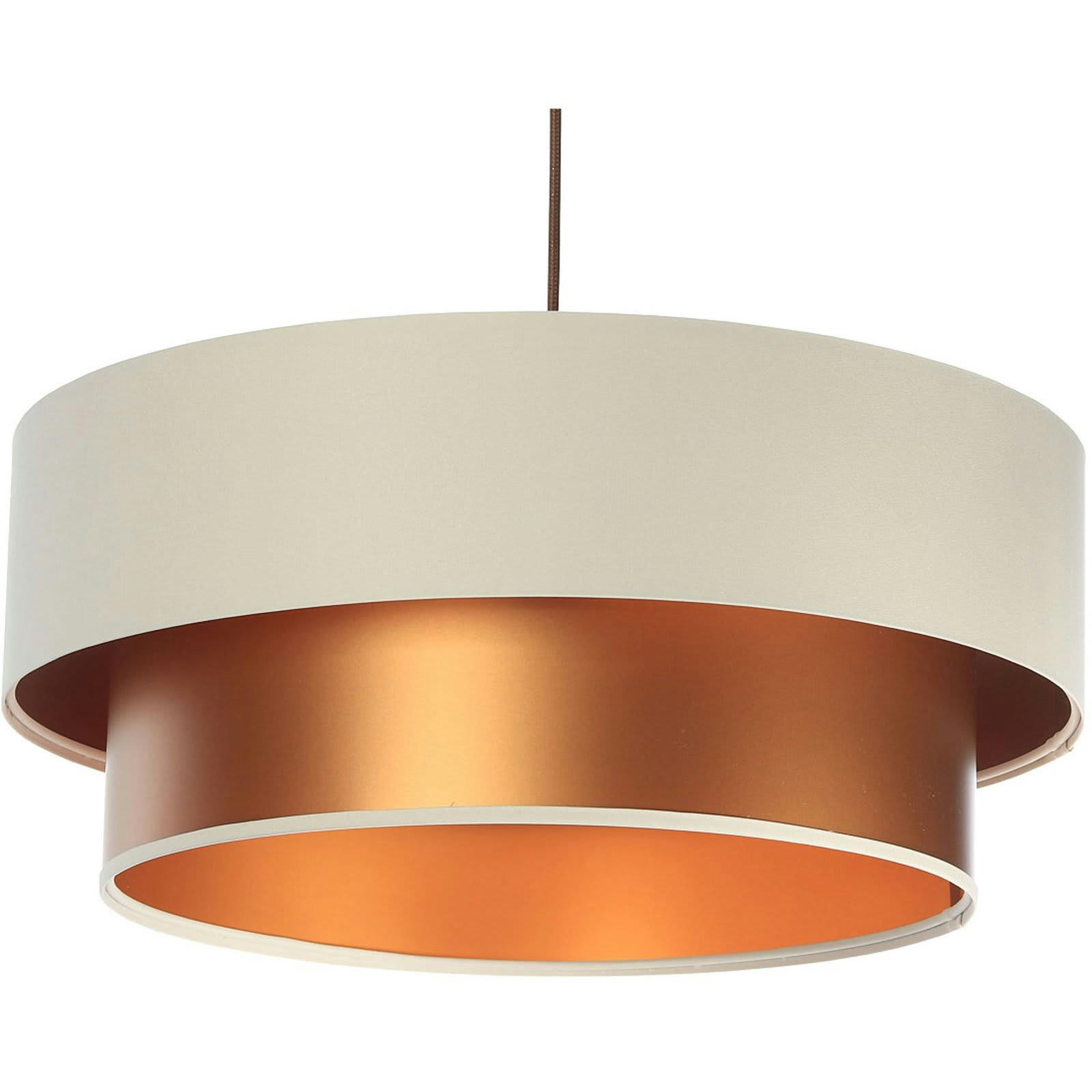 DUO ÉLÉGANT - Suspension Tissu Beige