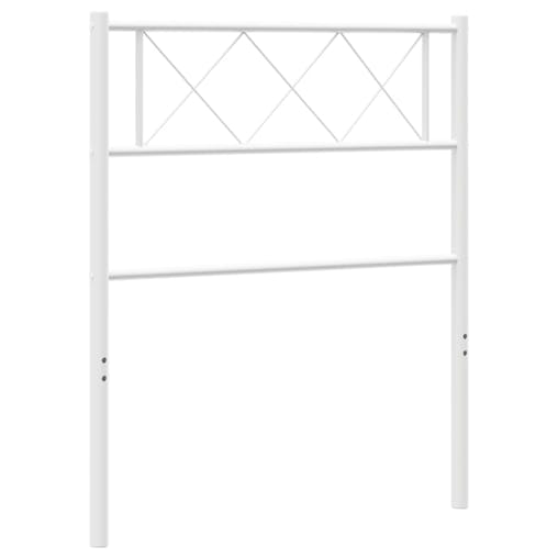 NNEVL Metal Headboard White 90 cm