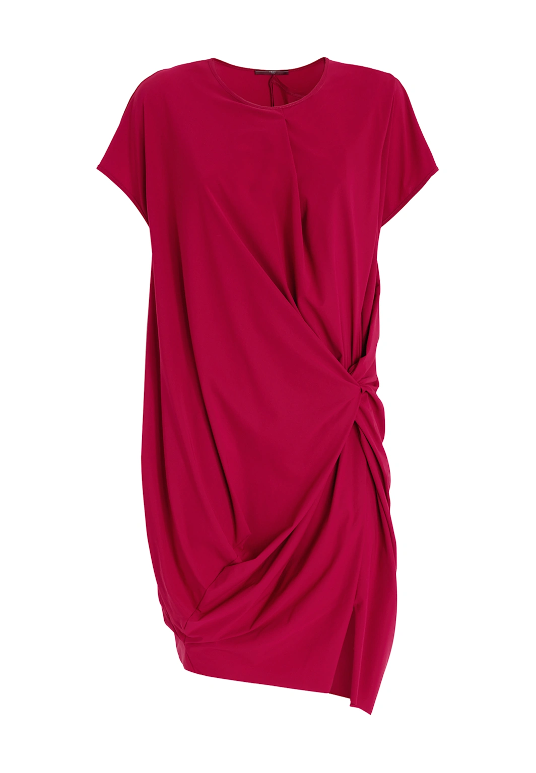 HIGH Kleid DELIGHFUL - Runder Ausschnitt. Kurze Flügelärmel. Seitliche Schleife