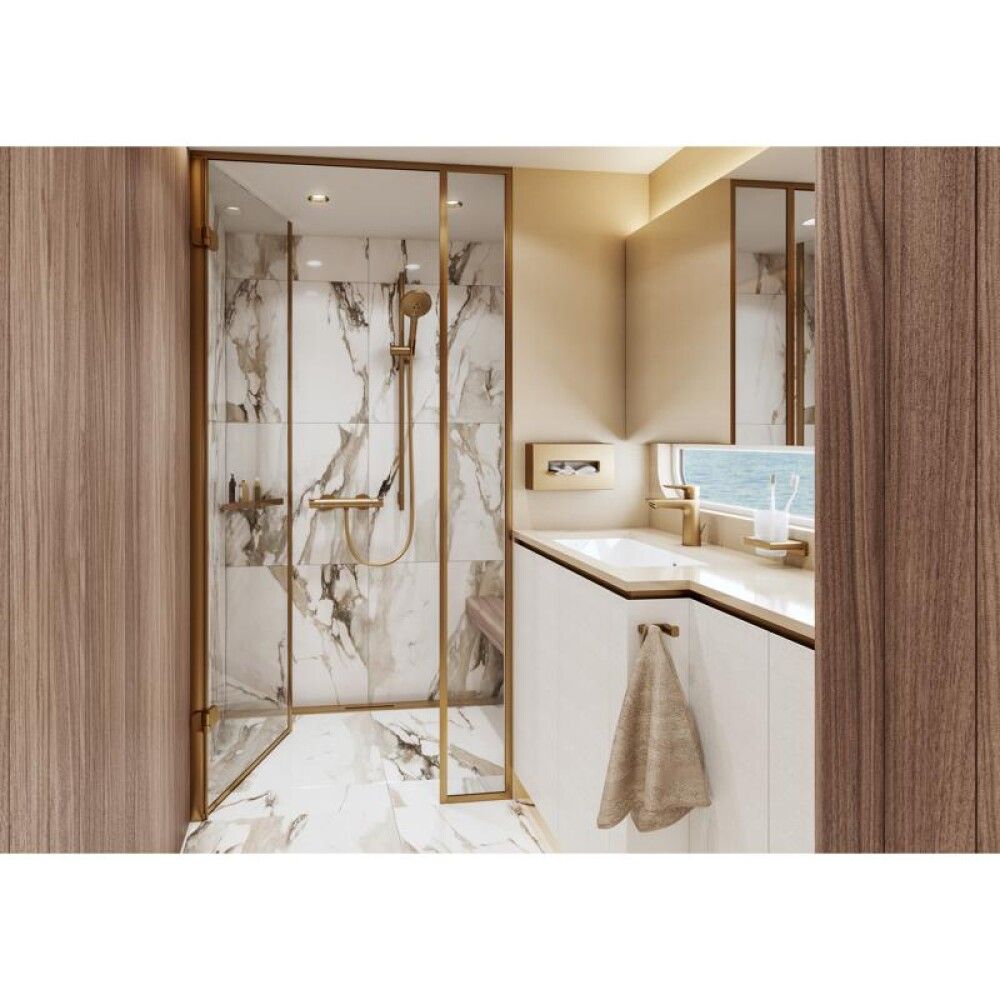 DUSJBATTERI HANSGROHE ECOSTAT COMFORT BØRSTET BRONSE