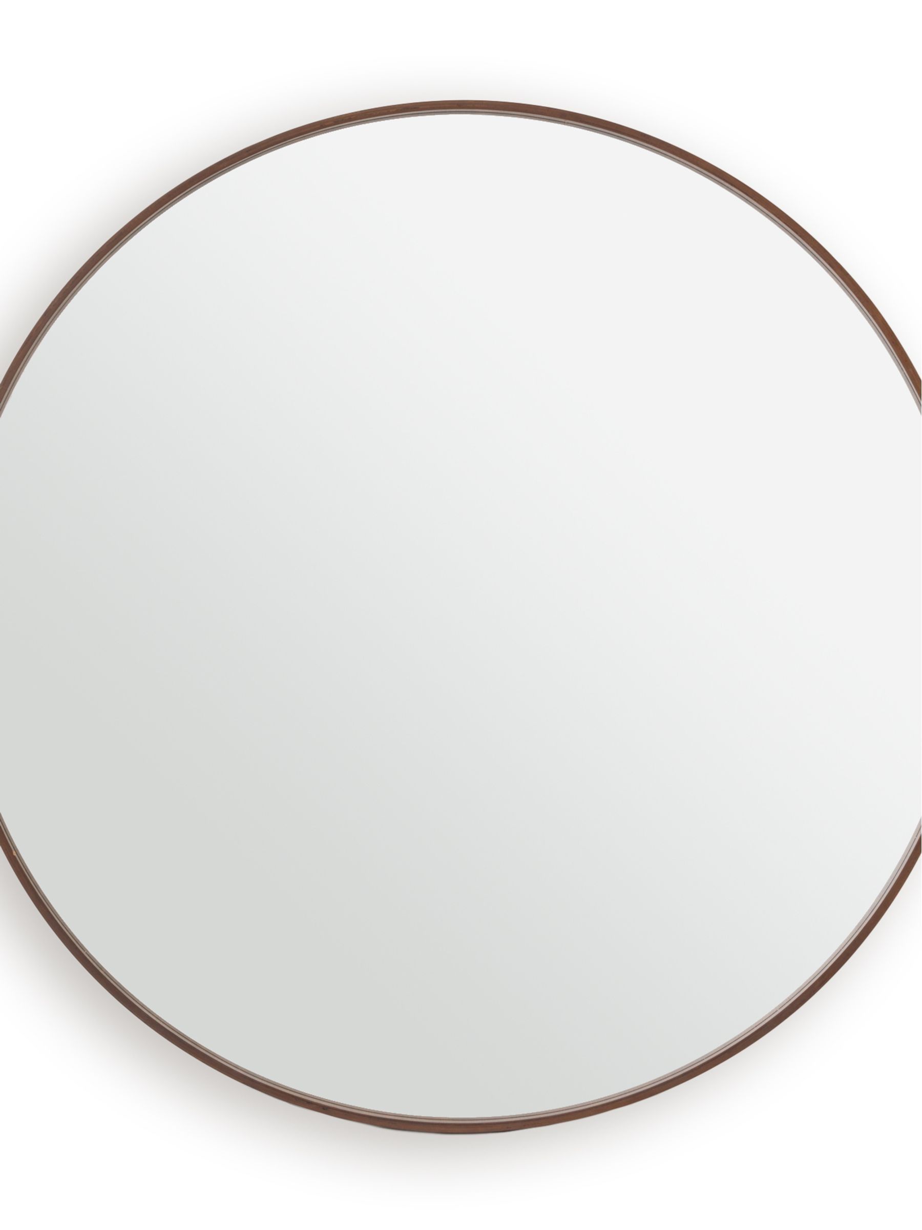 La Redoute Intérieurs Walnut Alaria 120cm Diameter Mirror