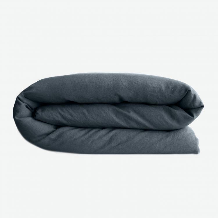 PALACE - Housse de couette en Coton Gris 200x200 cm