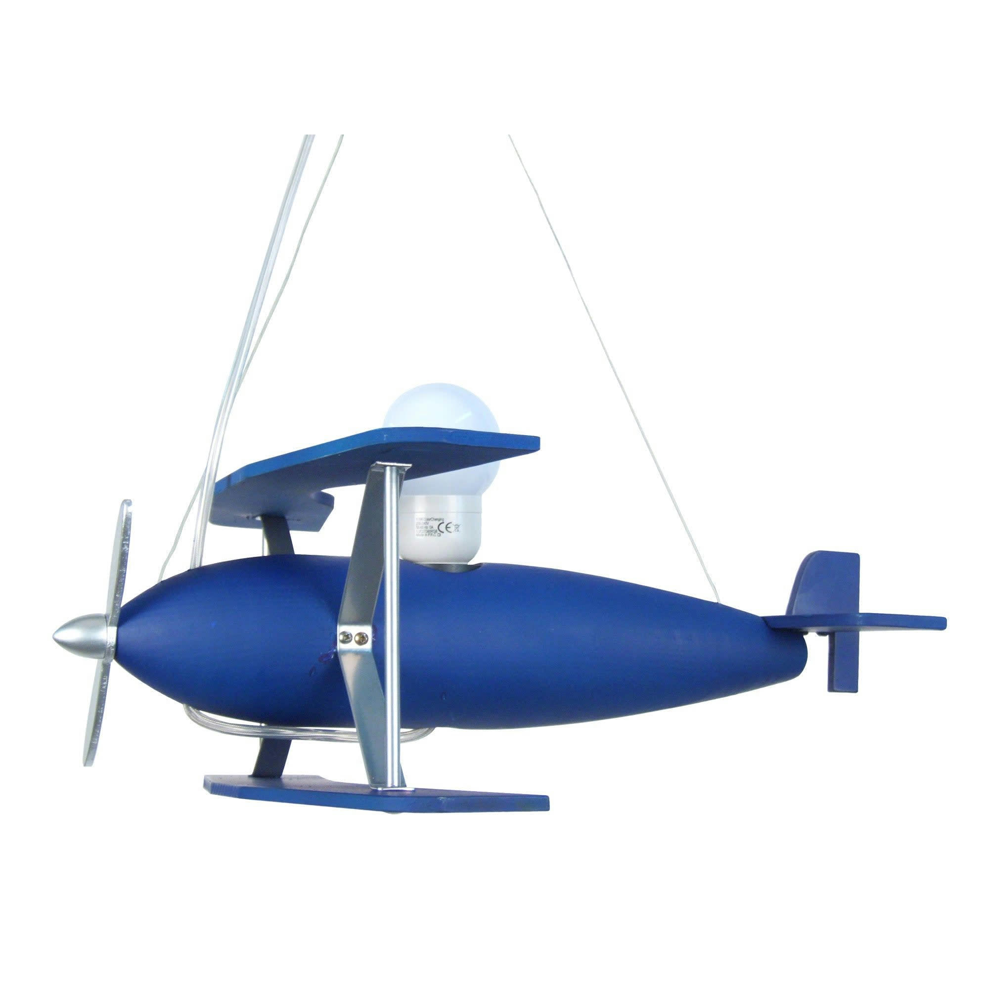 AVION - Suspension bois bleu
