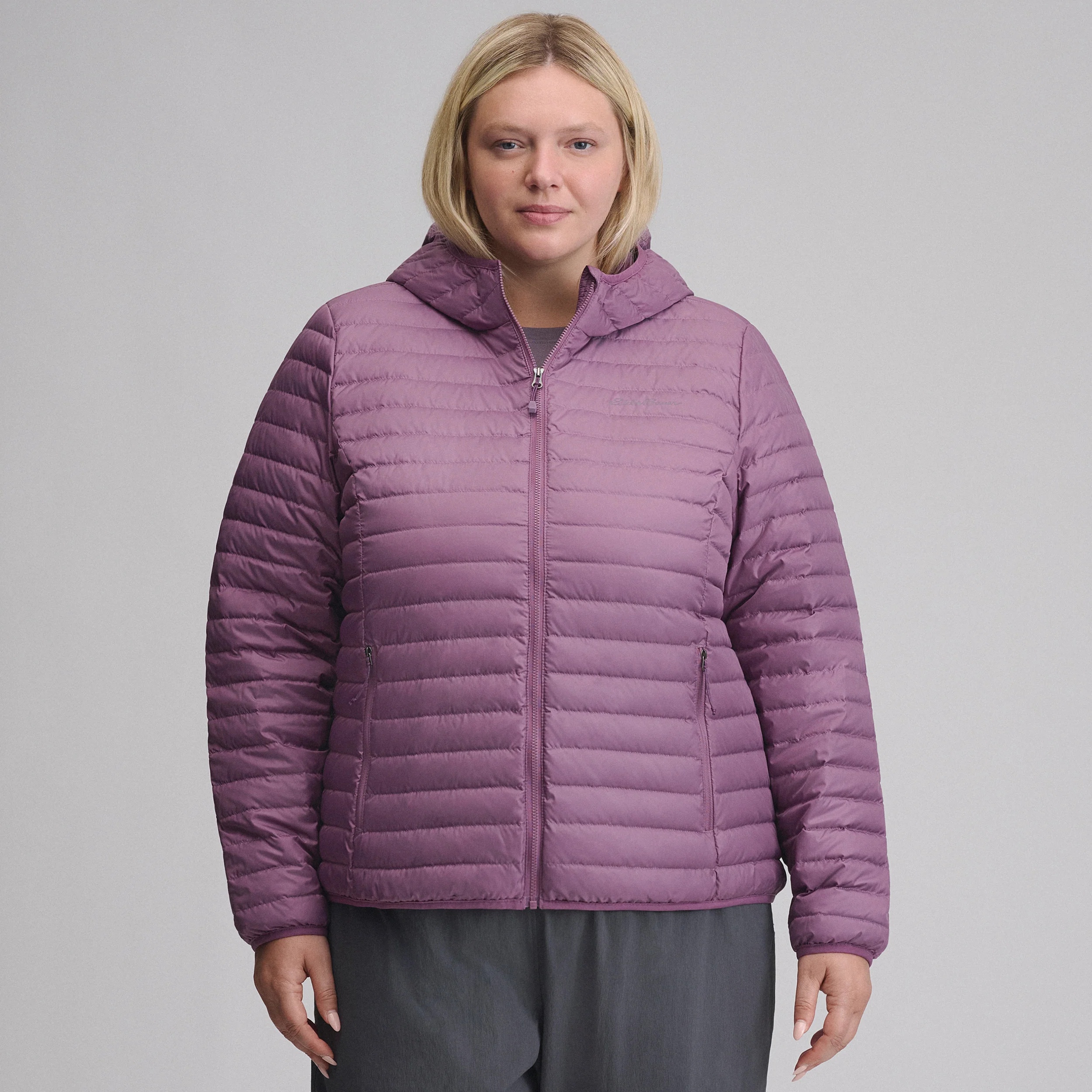 Women's Microlight Hooded Down Jacket