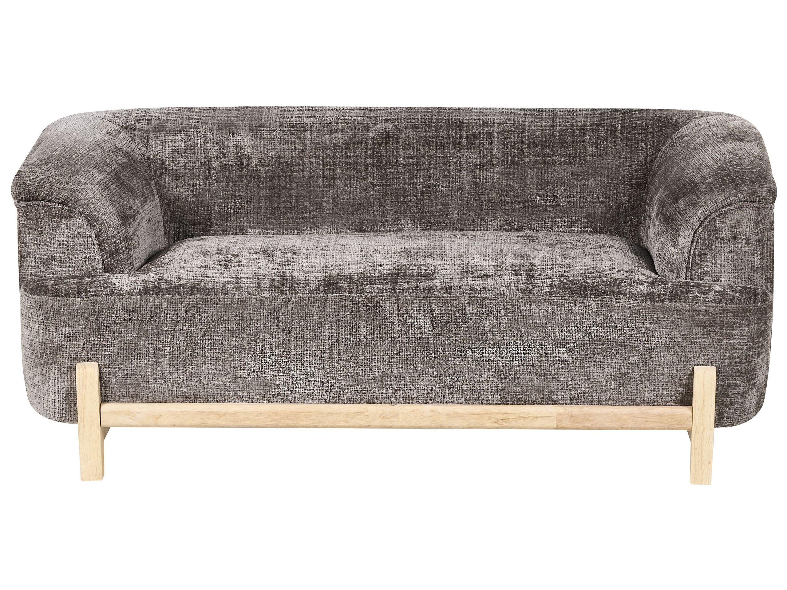 Sofa 2-osobowa szenil brązowa