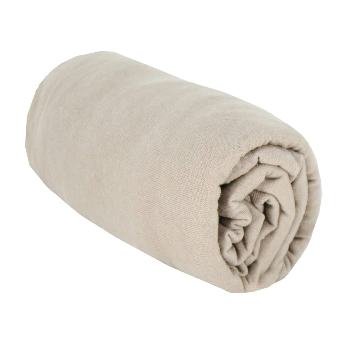 - Drap-housse bébé marron en coton 40x80 cm