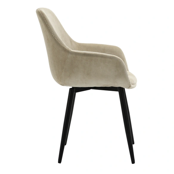 Armstuhl, 2er SetBxH: 64 x 86 cm, Strukturstoff (100% Polyester)/Metall