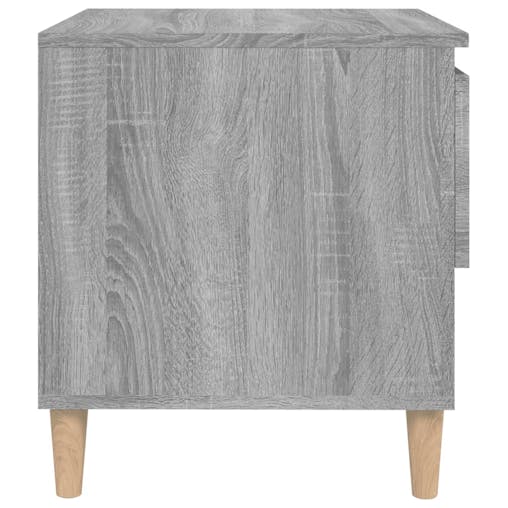 NNEVL Bedside Tables 2 pcs Grey Sonoma 50x46x50 cm Engineered Wood