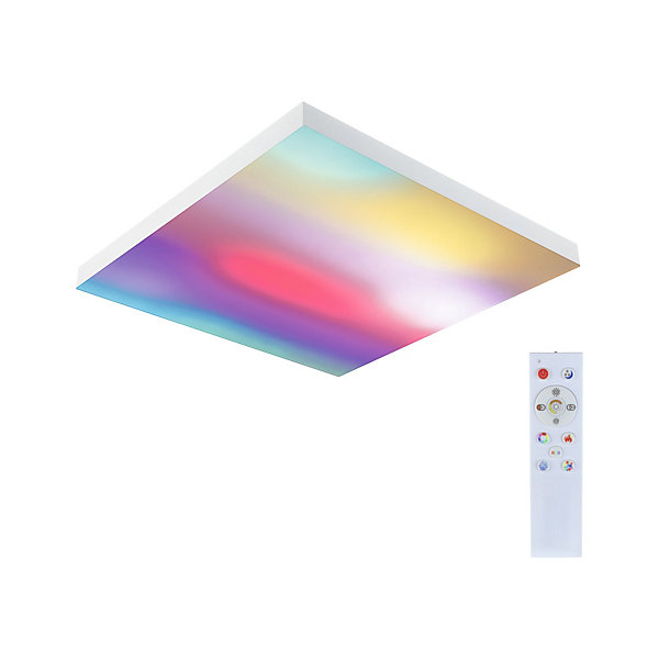 Panneau LED Velora Rainbow dynamicRGBW carré 450x450mm 19W 1690lm RGB  Blanc gradable